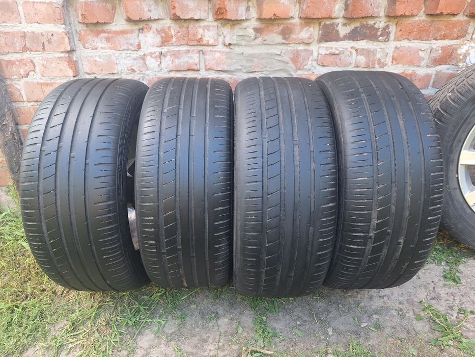 Комплект литих дисків на літній резині R18 225/40, 5/112 + запаска