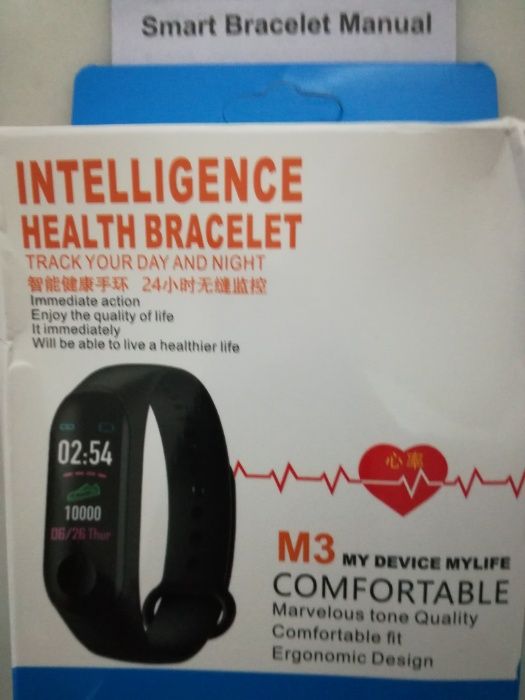 Smart Bracelet M3 e Smart Band