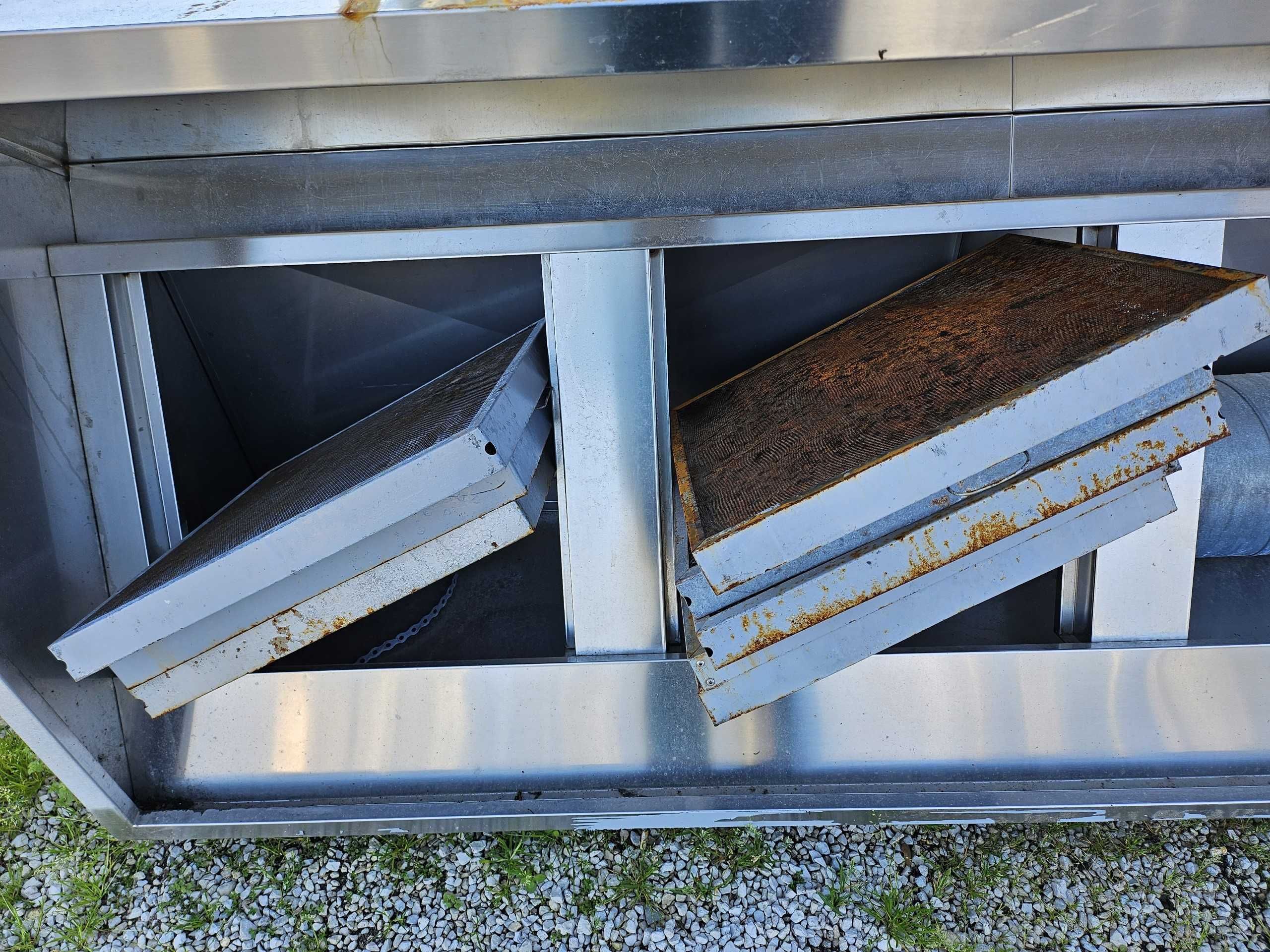 Hotte para cozinha industrial com filtros