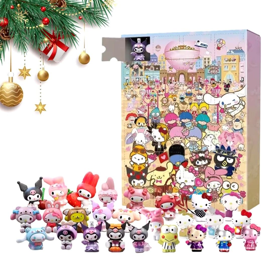 kalendarz adwentowy hello kitty sanrio 24 figurki