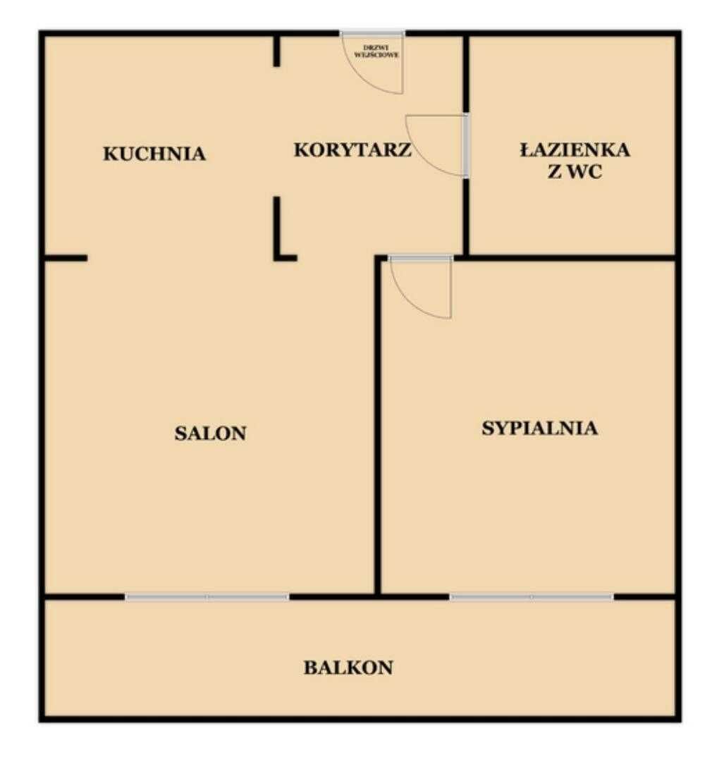 Świetne 2-pokojowe Motowe Mieszkanie na Parterze.
