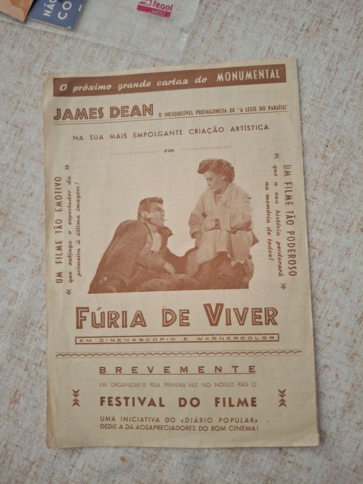 Programa cinema 1956 sissi a seguir james dean  fúria viver