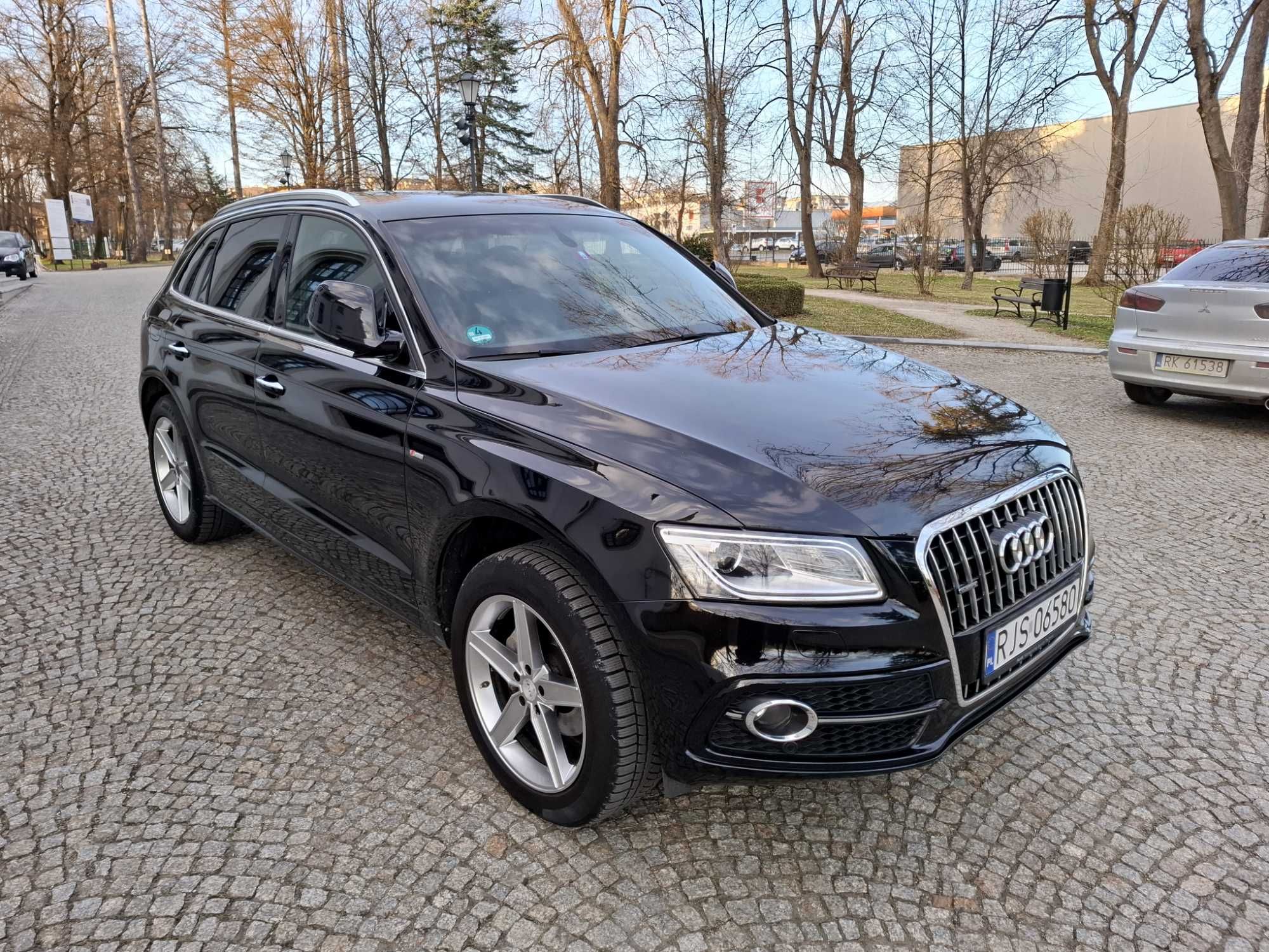 Audi Q5 Lift 2.0 TDI 190KM 2015r Automat Quattro S Line Bdb Stan!