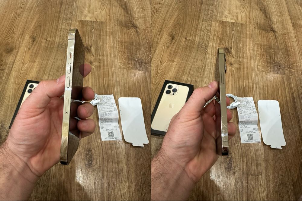 Продам iphone 13 pro 128 gb чек акб 77% gold айфон 13 про