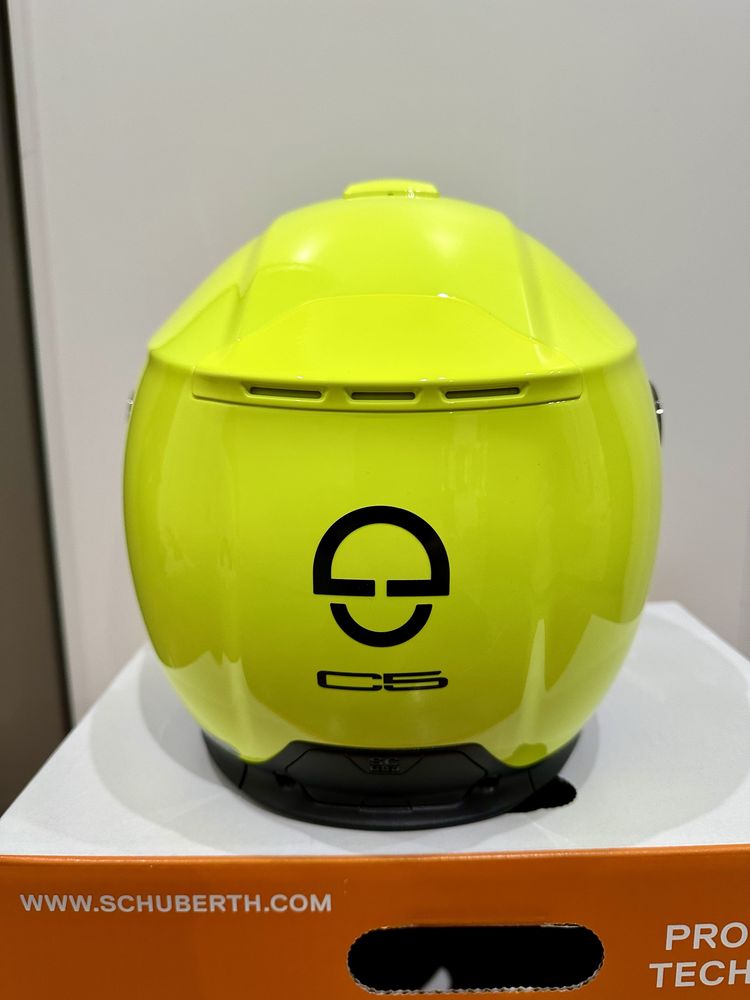 Nowy Kask Szczękowy Schuberth C5 Żółty Fluo roz M 57cm