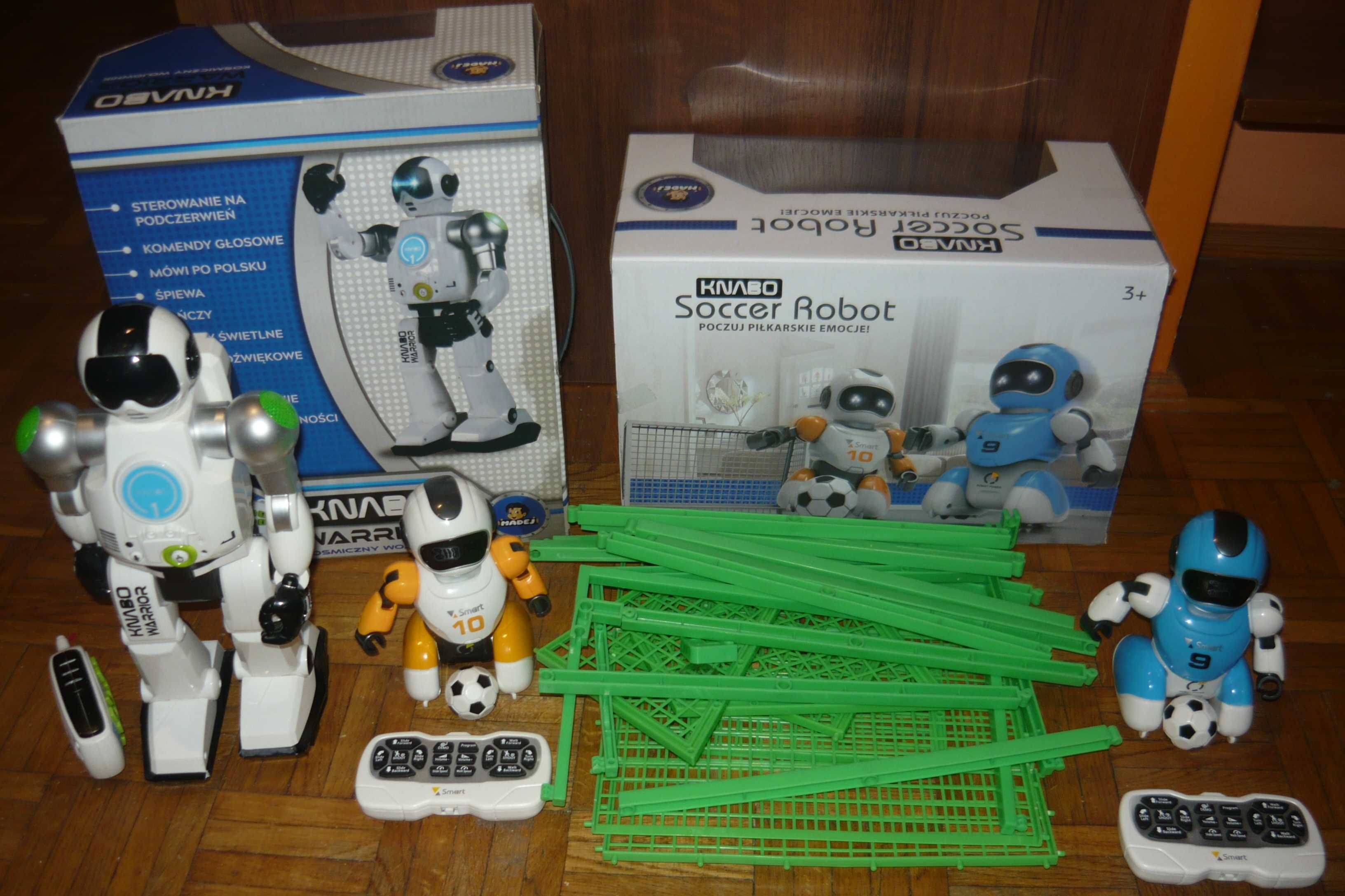 Roboty Zdalnie Sterowane - Wojownik i Piłkarze