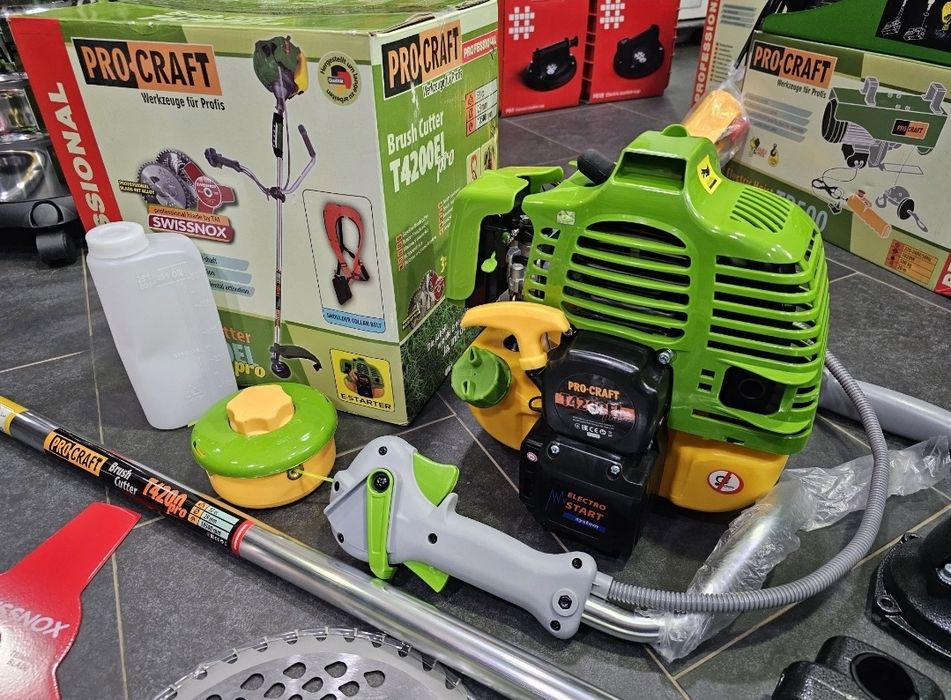 3 Ножа Бензокоса ProCraft Бензиновая Коса Мощная Триммер Гарантия