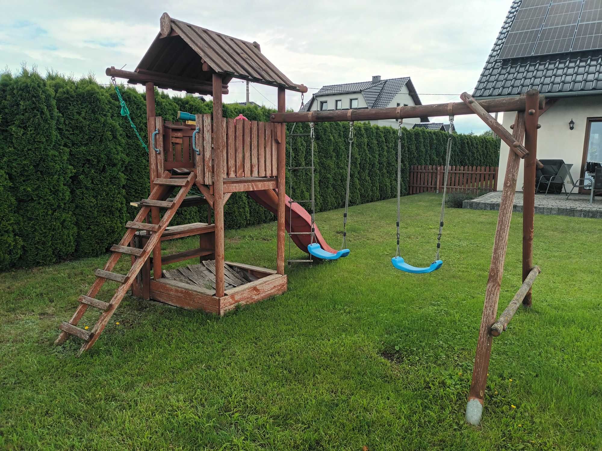Sprzedam plac zabaw, huśtawka, zjeżdżalnia, domek