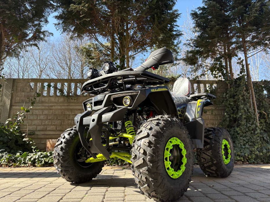 QUAD 150 Pelikan RUGBY NAJMOCNIEJSZY Ledy Hak Raty Dostawa Duże Koła