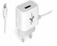 Ładowarka sieciowa do telefonu iPhone Lightning + USB - 2.4 A