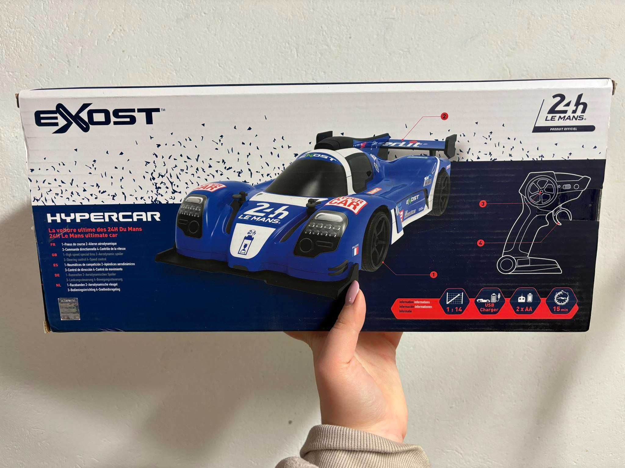 EXOST - Hypercar 24h Le Mans szybki pilot 100 lat - skala 1:14