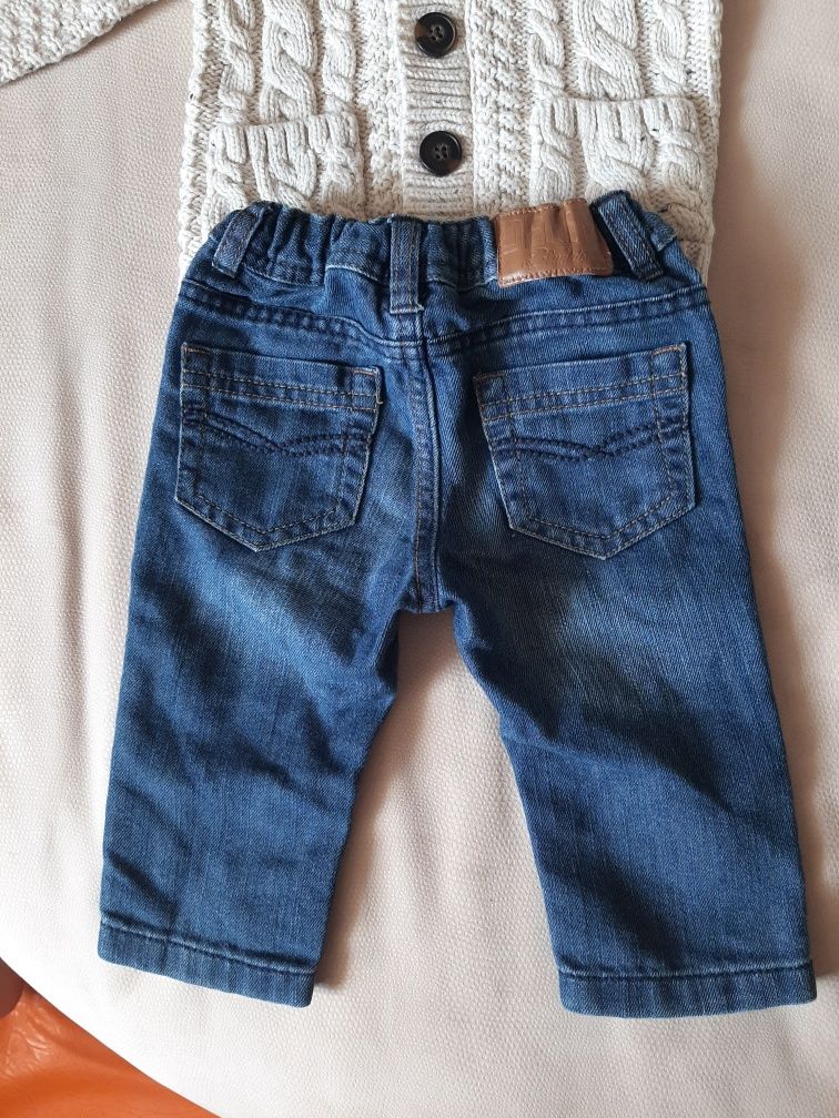 Комплект одежды тёплая кофта свитер кардиган джинсы