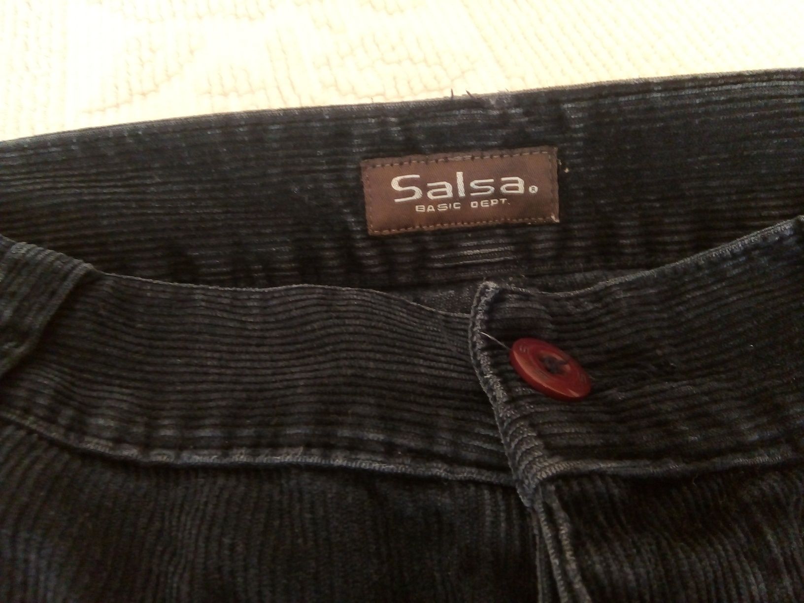 Calças de homem bombazina da salsa original tamanho 40 .   15 €cada