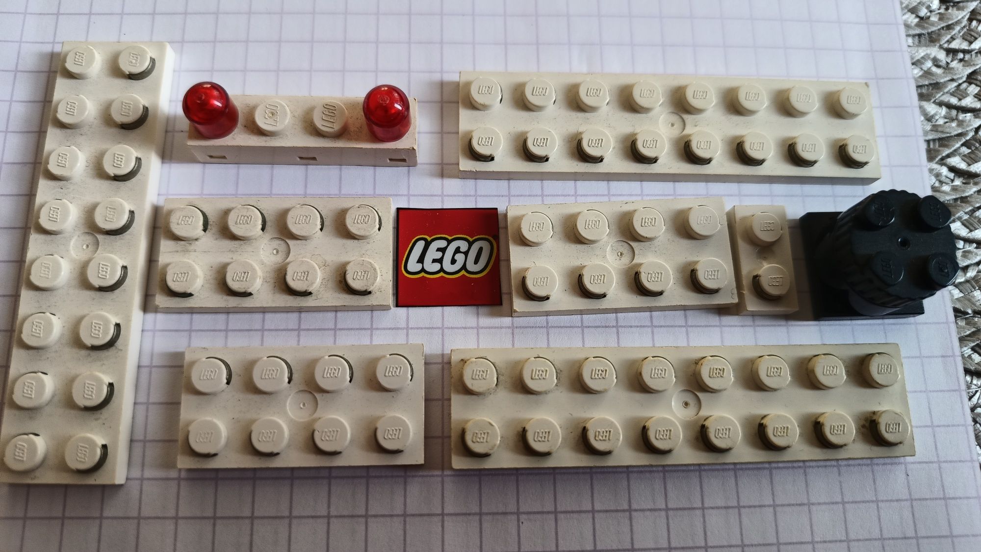 LEGO 9v syrena światła dźwiek klocki elektryczne legoland system kg