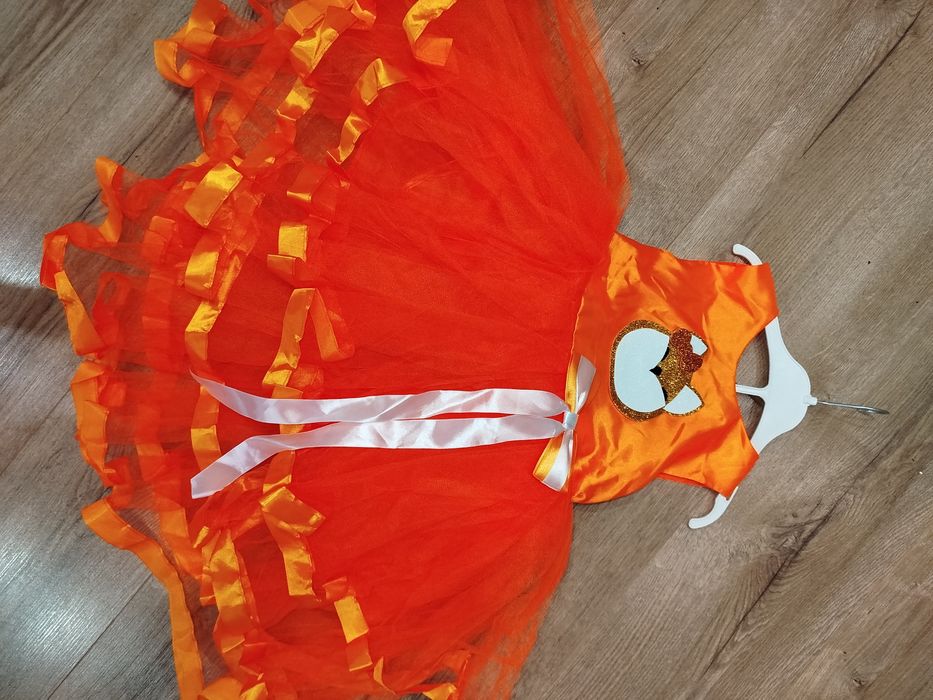 Гарний костюм лисички,помаранчеве плаття Лисичка, Білочка,Мандаринка!