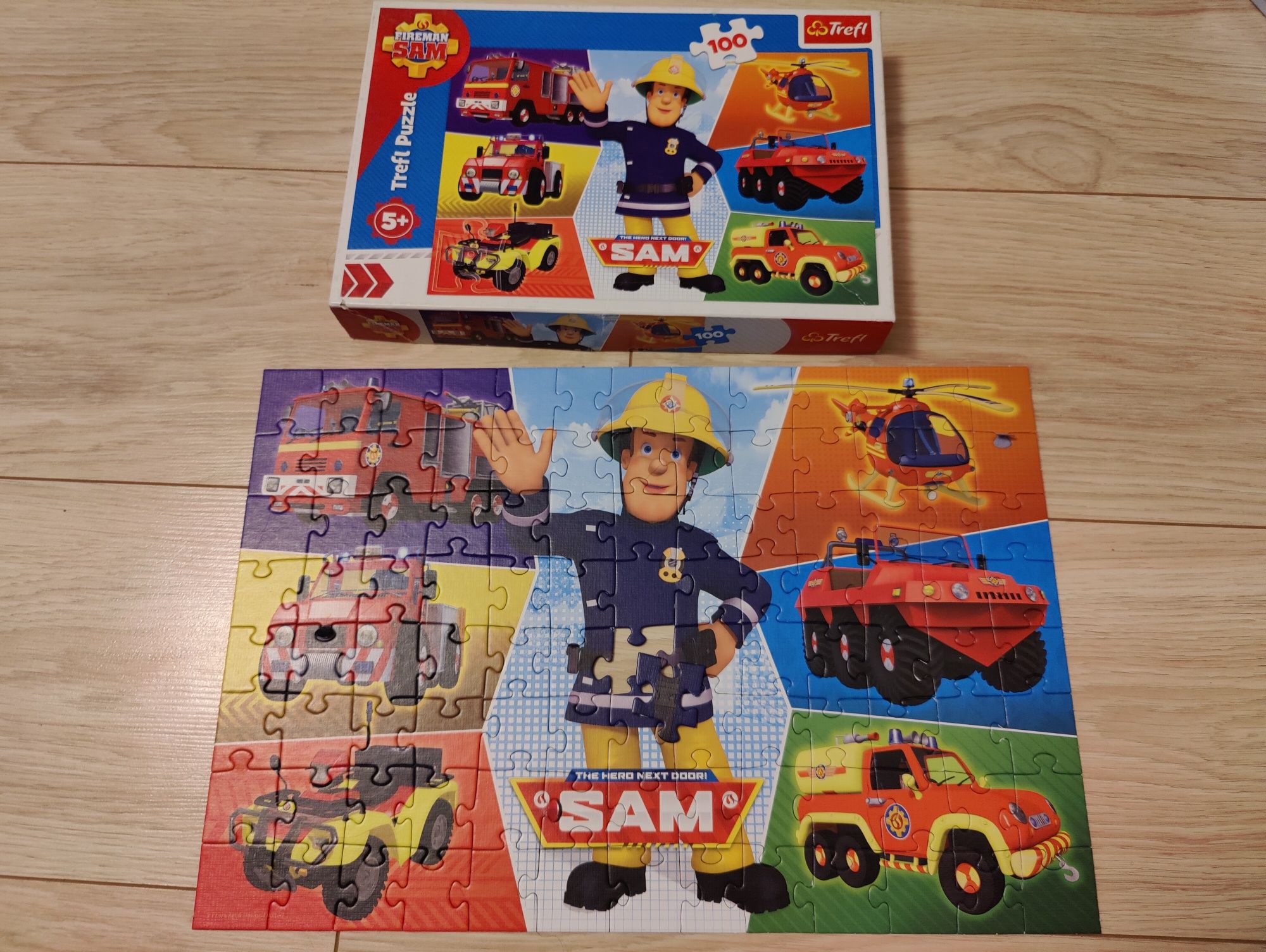 Puzzle Strażak Sam Trefl dla dzieci 5+, 100 elementów