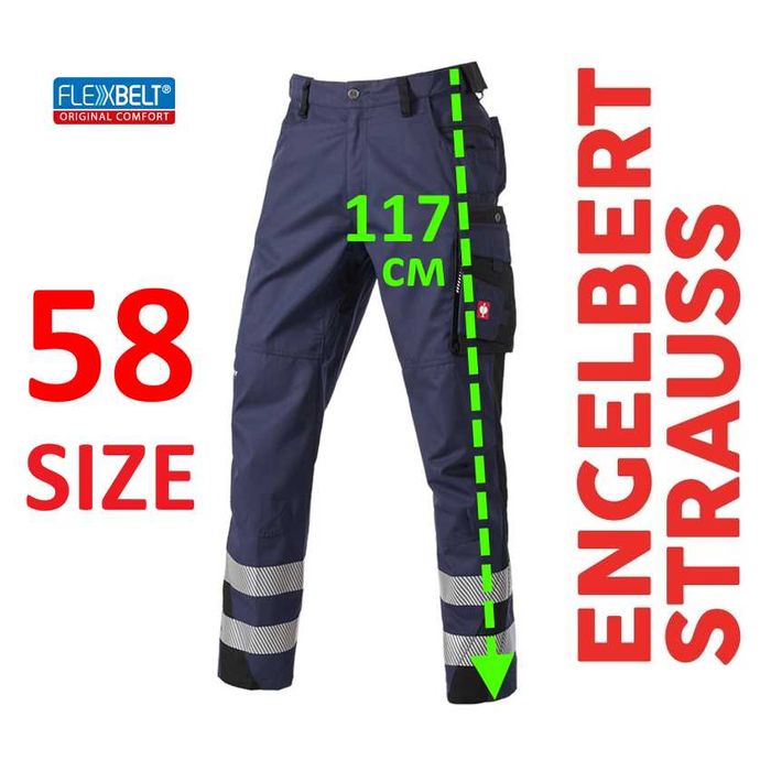 На ВИСОКОГО 58 Size W38 L36 Engelbert Strauss FLEXBELT® CORDURA штани