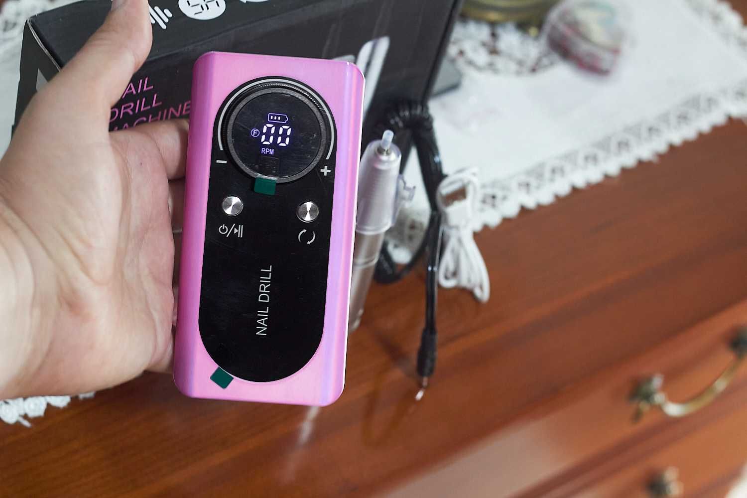 Broca unhas profissional portatil 45 000 RPM