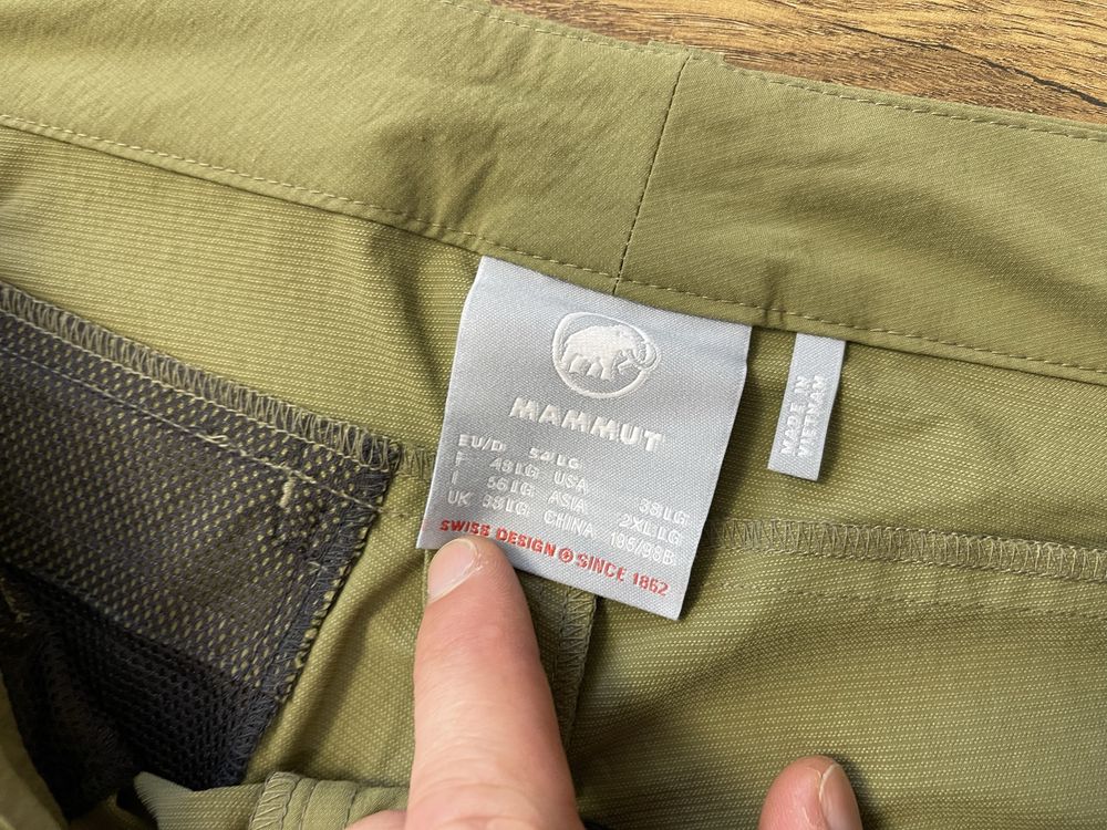 Треккінгові чоловічі нейлонові штани Mammut Hiking Pants 54 р XL