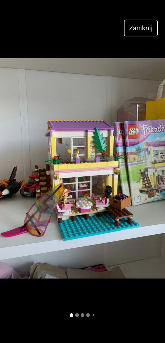 zestaw lego friends 41037 domek letniskowy