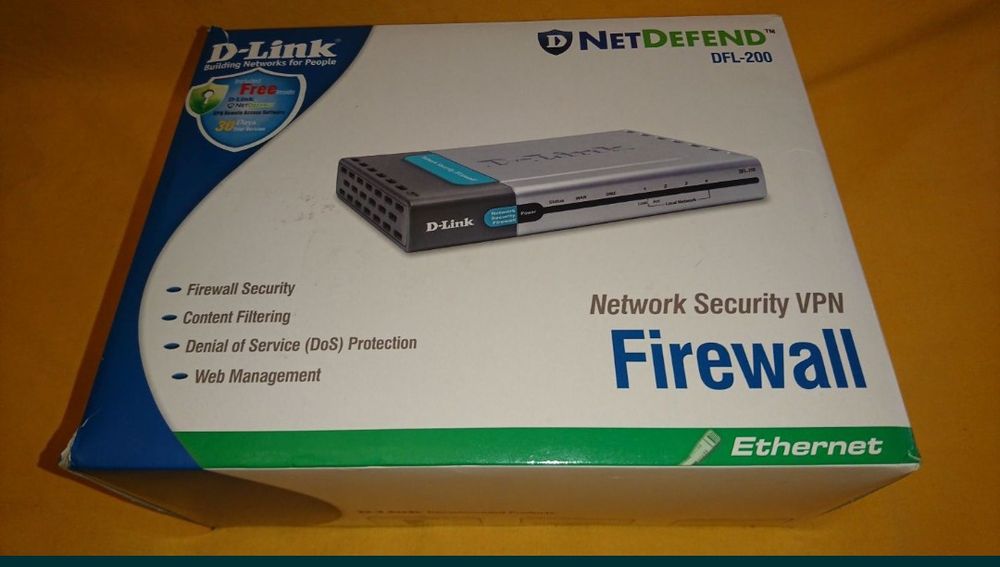 Межсетевой экран D-Link DFL-200. Модем VPN фильтр.