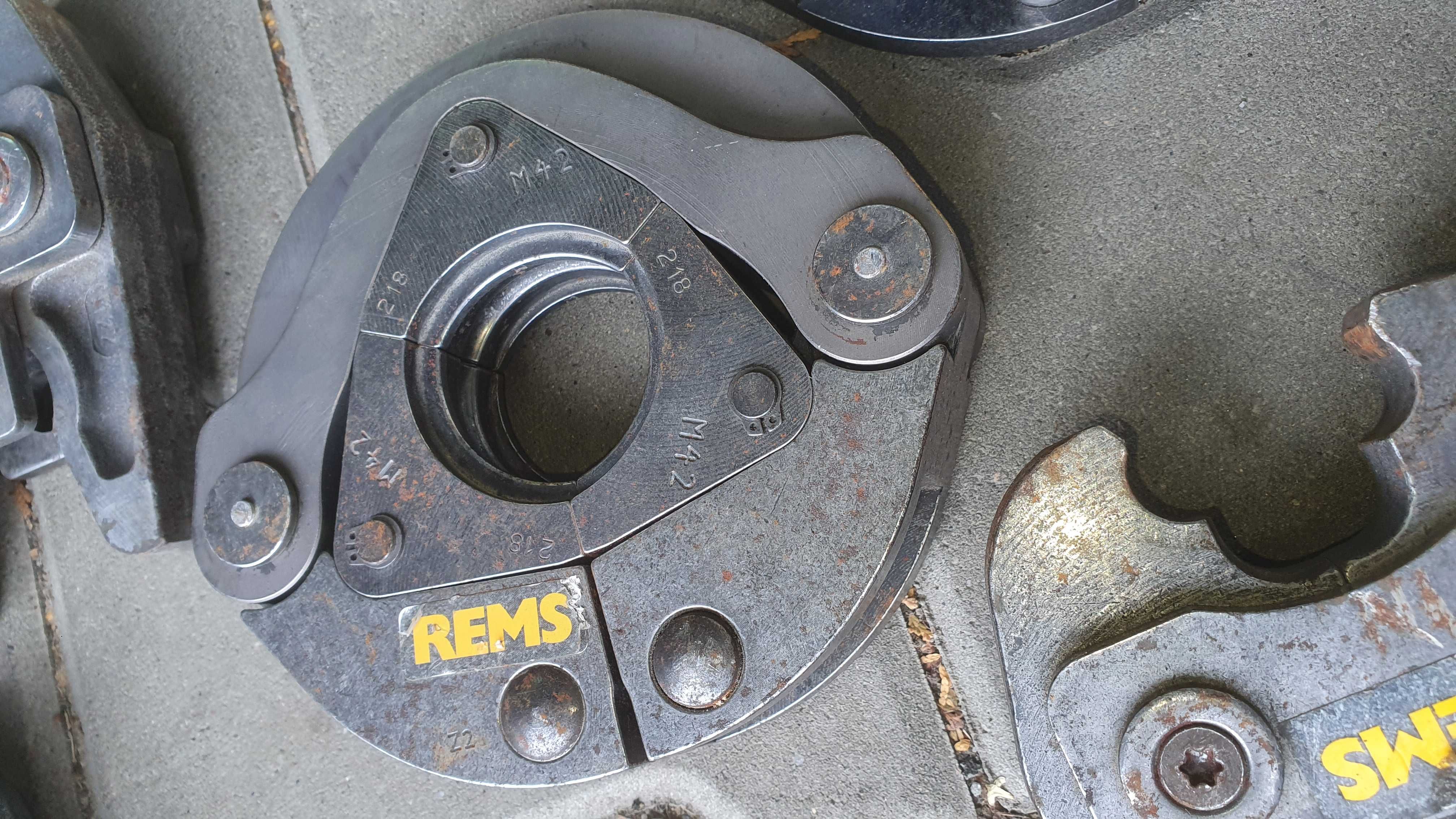 Komplet szczęk REMS M15–M54 do Viega, Geberit, Sanha, TECE