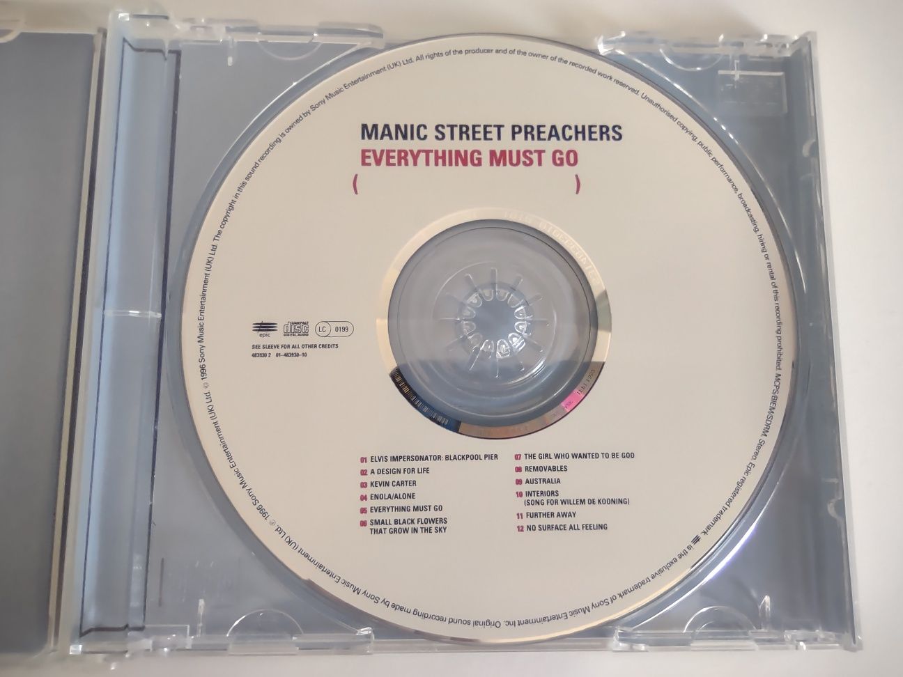 Manic Street Preachers Everything Must Go płyta cd