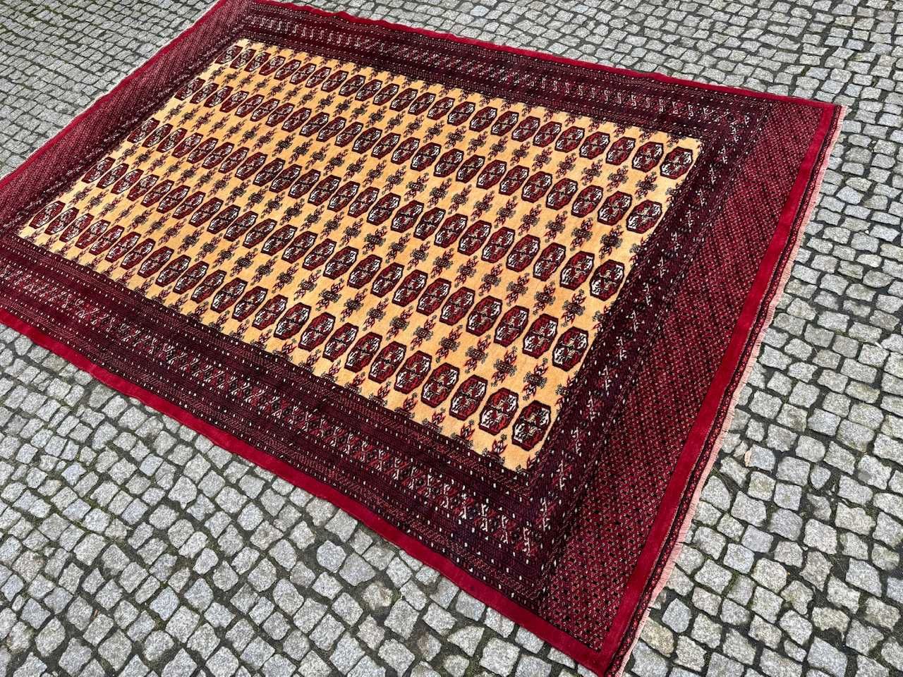 Dywan kaszmirowy Pakistan Buchara wzór ART DECO 285x190 galeria 12 tyś