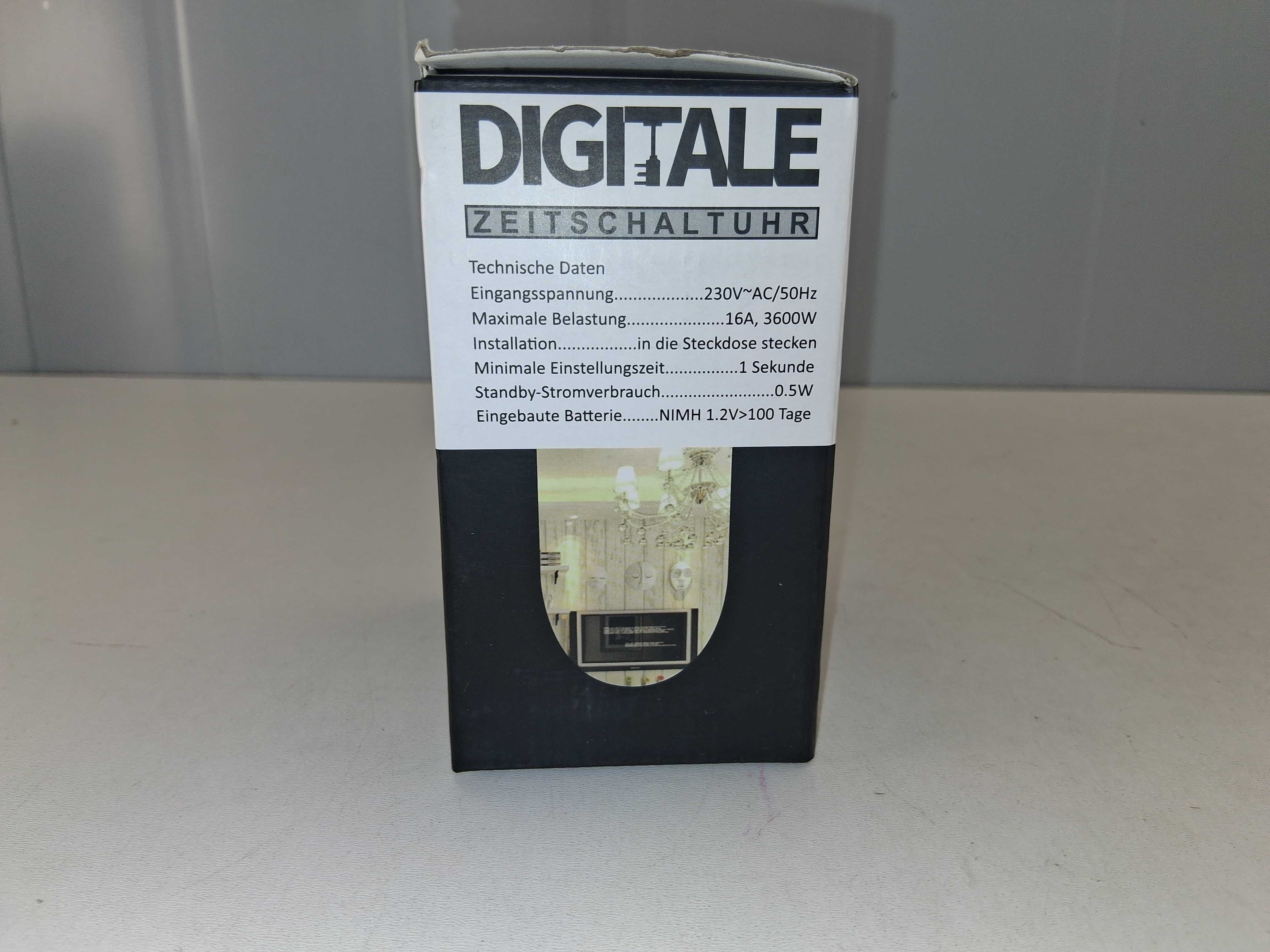 L055 Cyfrowy Programator Czasowy Zegar Gniazdko Gniazdkowy T319