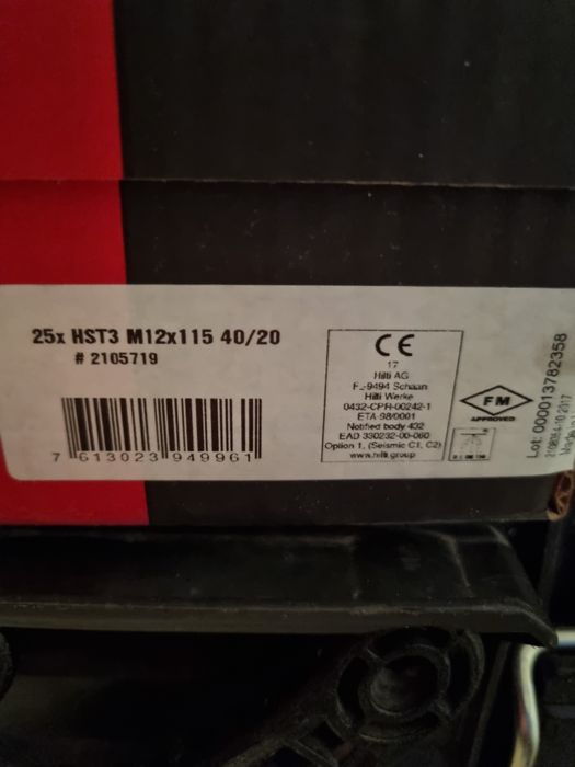 Kotwy Hilti M12x115