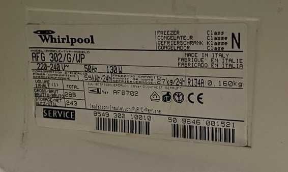 Морозилка Whirpool AFG 302 / G /WP