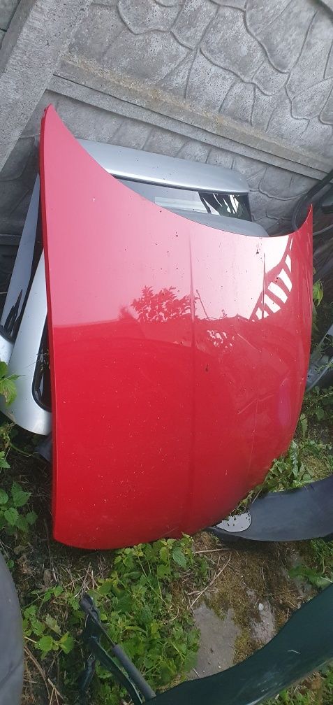 Maska przod  pokrywa silnika Seat leon I czerwona ładna toledo II