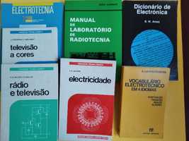 Livros sobre: Eletrónica, Televisão; Radiotecnia, Antenas