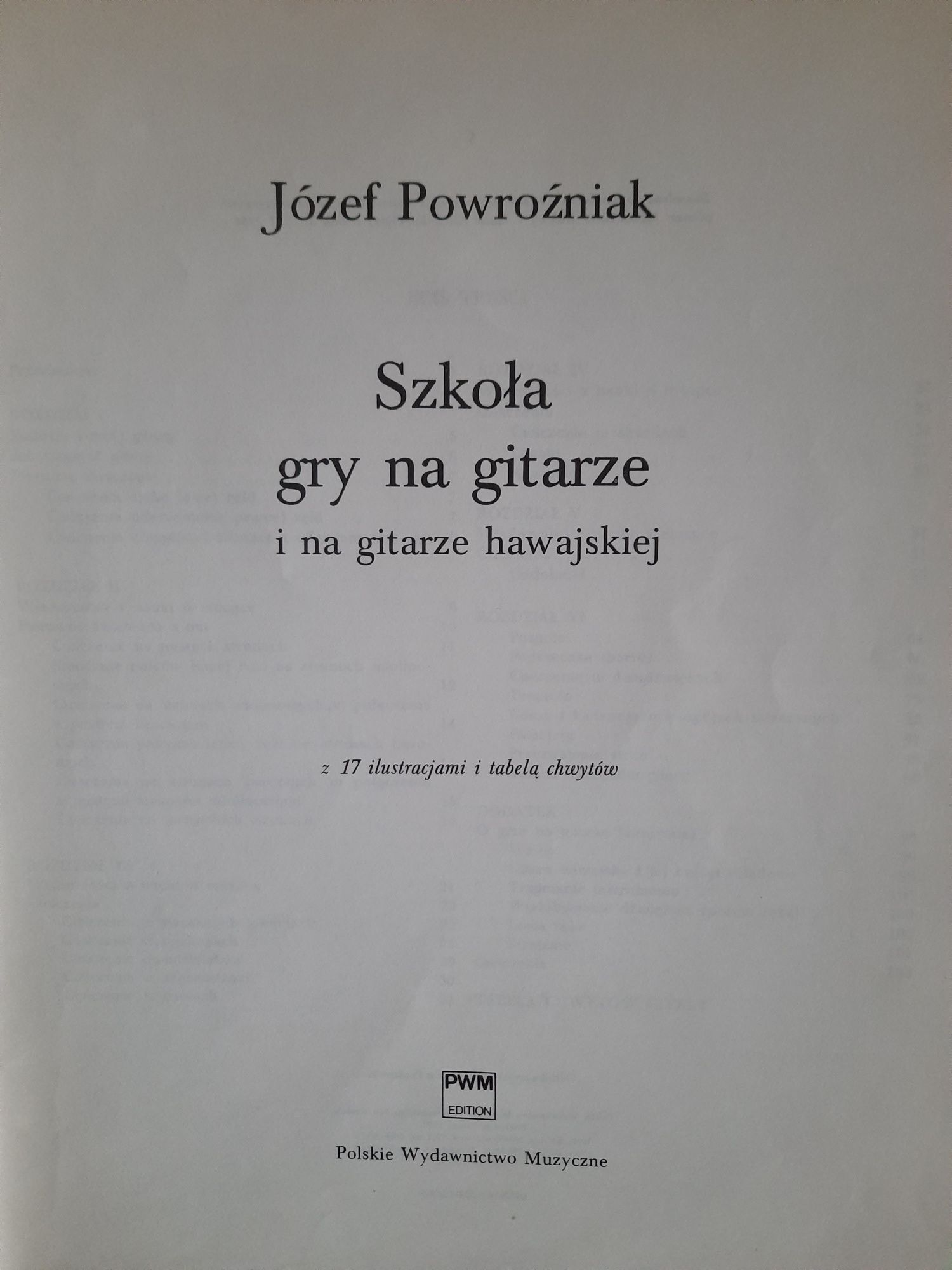 Szkoła gry na gitarze i na gitarze hawajskiej J. Powroźniak