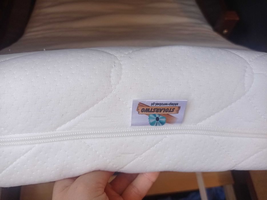 Łóżko drewniane Kami 70x160 + materac