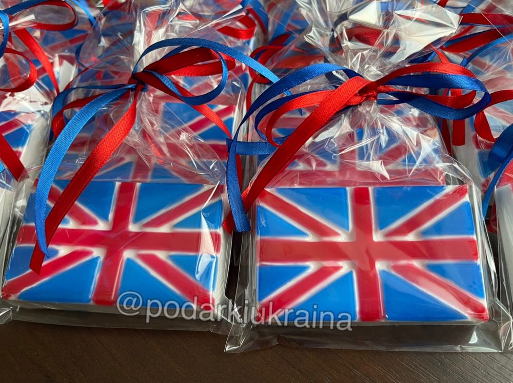 Мило ручної роботи Прапор Великої Британії Англії Подарунки дітям