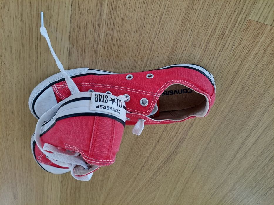 Sapatilhas vermelhas all star