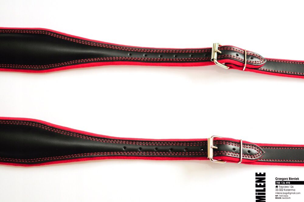 Pasy akordeon 96/120 basów, skóra nat. Model Folk