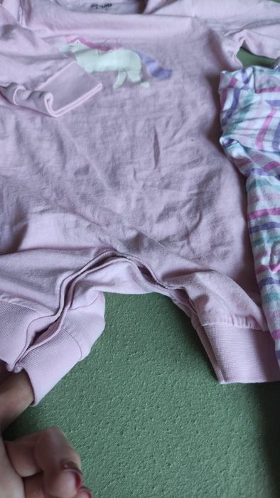 Dwie piżamki, pajacyki bez stopek rozm. 56 Sinsay