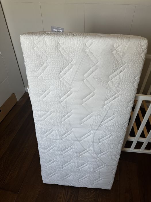 Super Łóżeczko niemowlęce dziecięce Woodies Smooth Cot 120x60 +materac