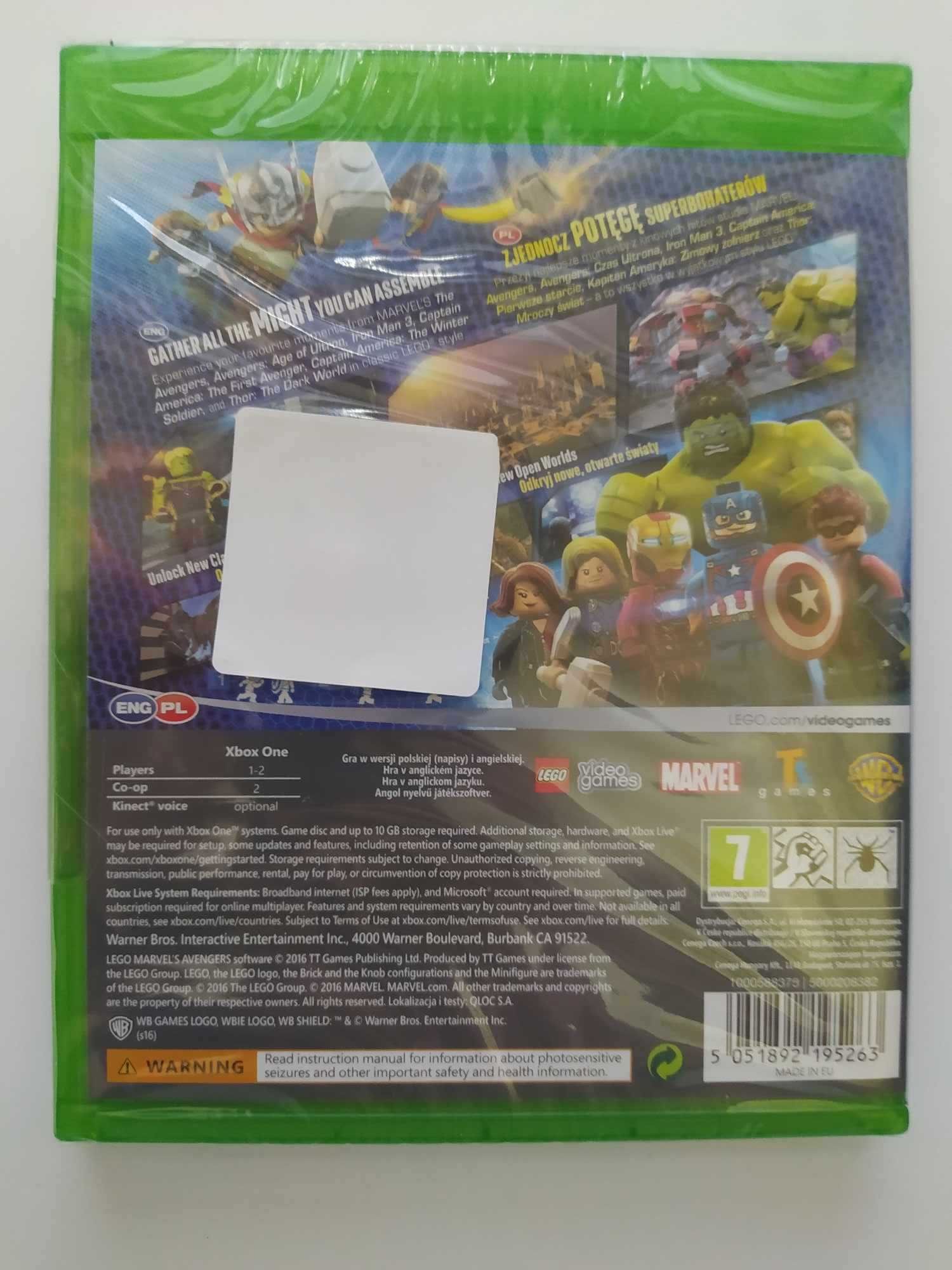 NOWA Lego Marvel's Avengers Xbox One