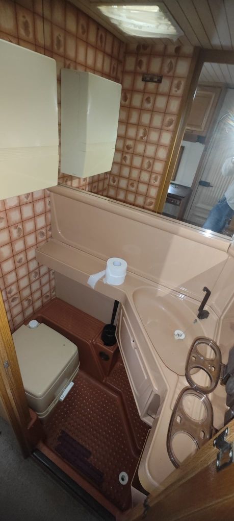 Przyczepa kempingowa Hobby 450 toaleta prysznic zarejestrowana