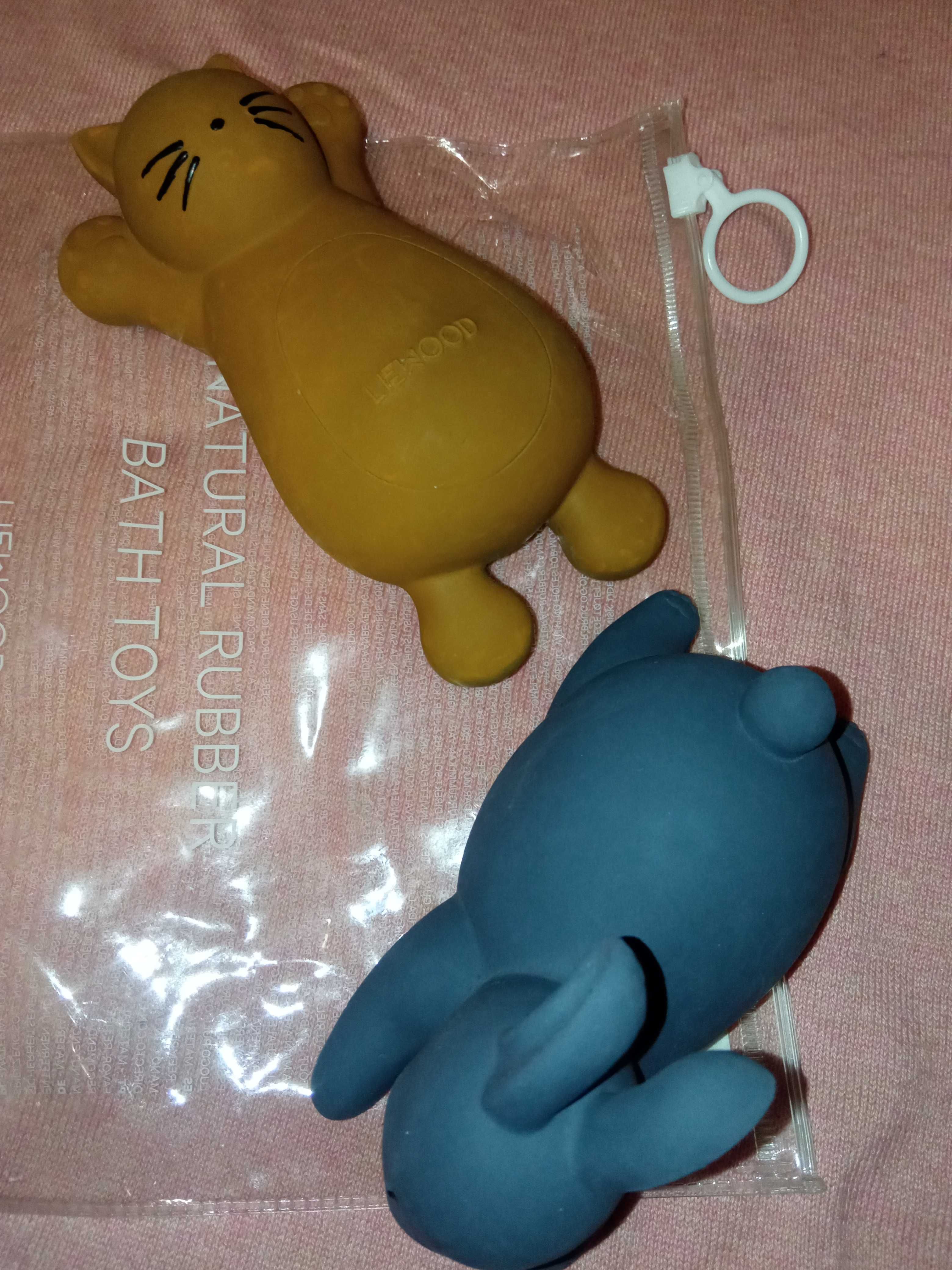 Іграшки для ванної Еко Натуральний  Каучук Кіт та Кролик Данія Нові