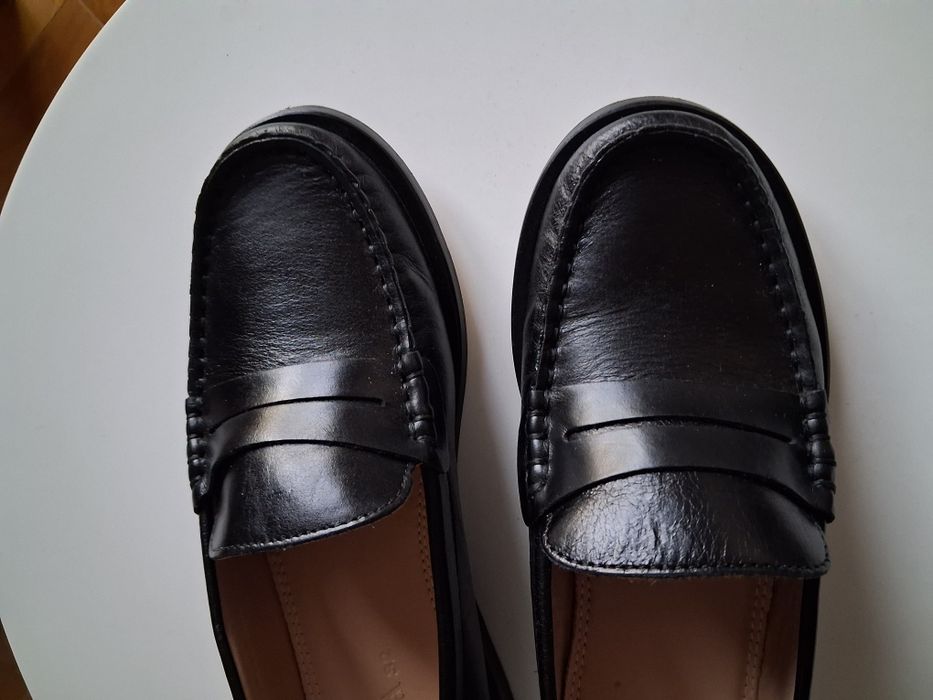 Czarne mokasyny dziewczęce, Zara, r. 32