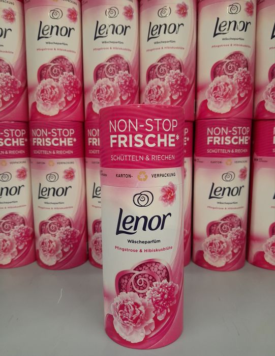 Lenor perełki zapachowe piwonia/hibiskus z Niemiec 5 sztuk