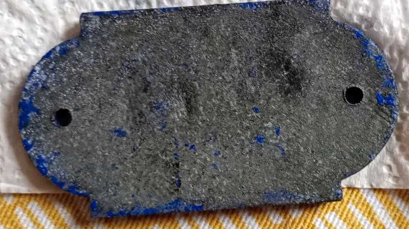 2 placas ferro fundido antigas