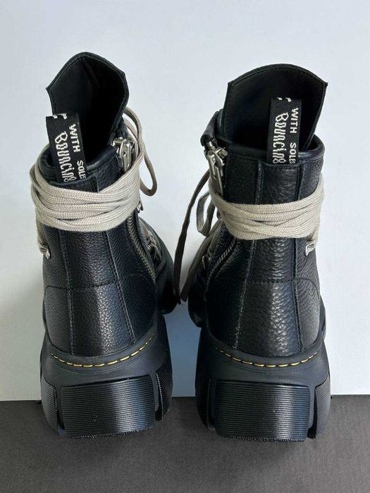 Rick Owens Dr.Martens Mega Lace Boot черевики чорні 43 DRKSHDW ботинки
