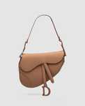 Torebka Christian Dior Ultra Matte Calfskin Saddle Bag Beige