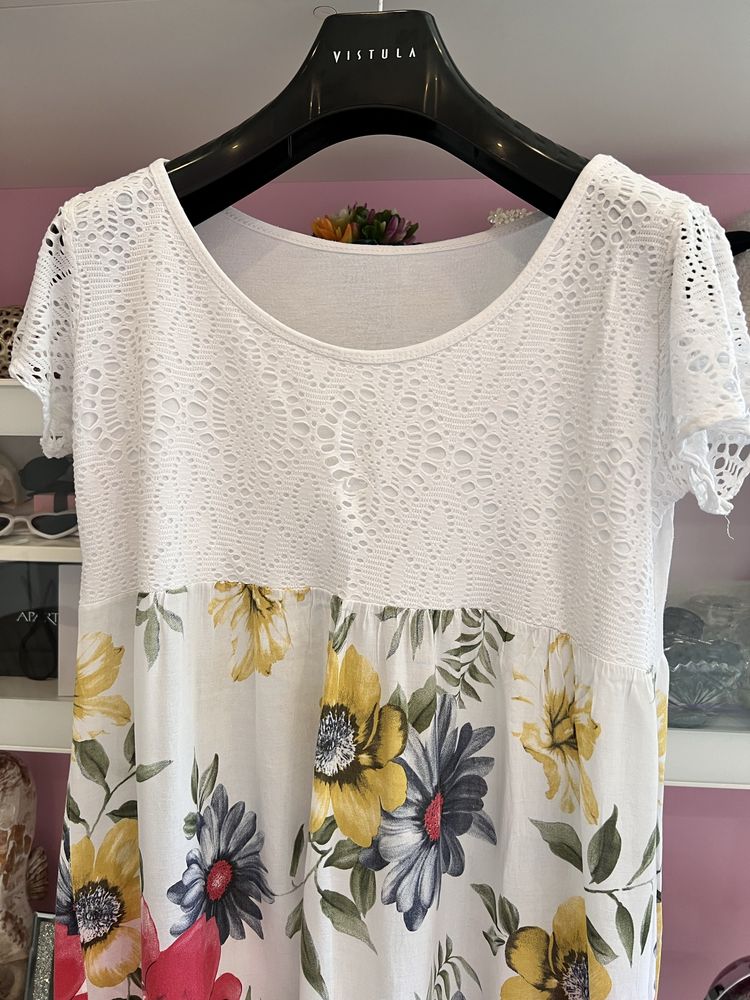 Piękna sukienka damska Reserved r. XL letnia