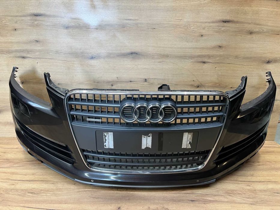 Zderzak przedni Audi Q7 4L Spryski PDC kolor lz7l